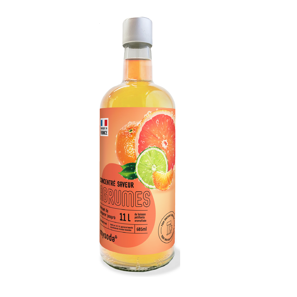 MySoda 685ml Citrus - Soda Maker- RIBI Malta 