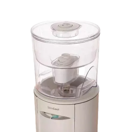 Ebac SlimCool filter converter fitted inside a clear water reservoir
