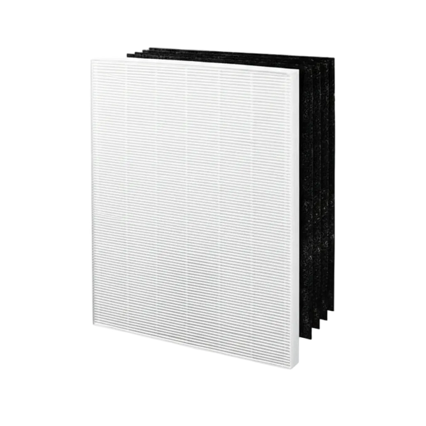 Winix Filter A 115115 replacement set for Zero, 5300-2 and P300, with white filter and black carbon sheets