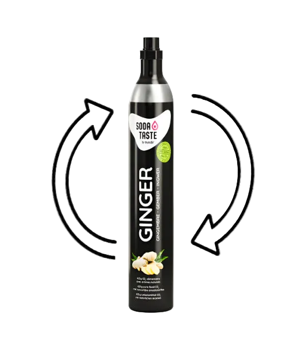 MySoda SodaTaste Ginger 60Ltr C02 Cylinder - EXCHANGE