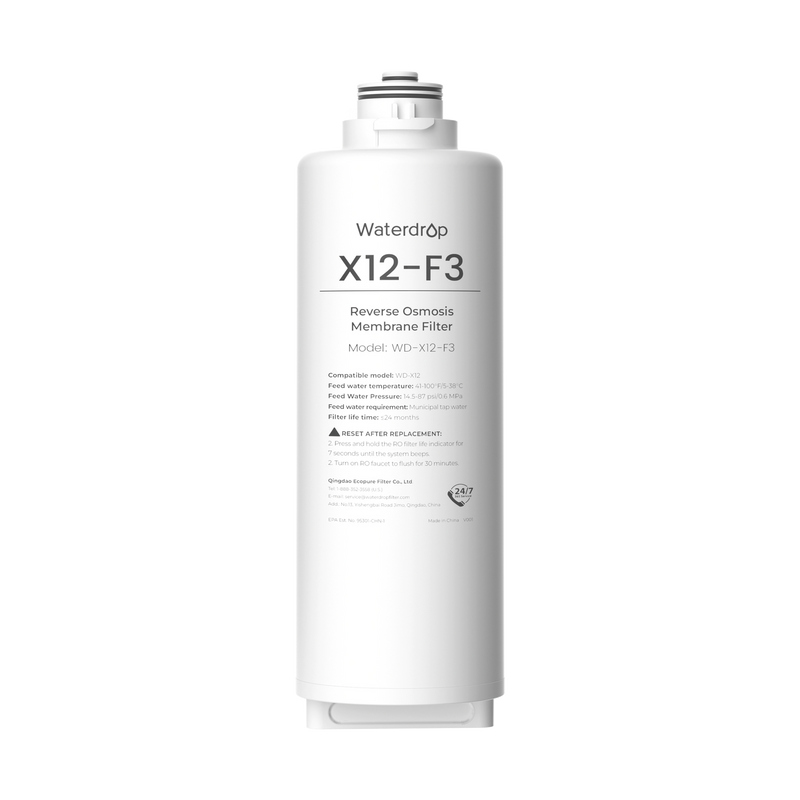 Waterdrop WD-X12-F3 replacement filter for X12 reverse osmosis systems