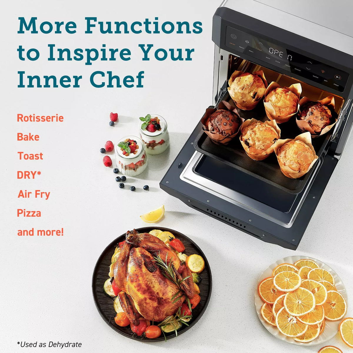 Cosori 12Ltr Multi-Function Air Fryer - Dehydrator - Mini Oven- Toaster CAF-R121 - - RIBI Malta 