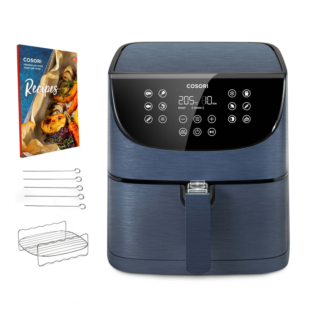 Cosori 5.5Ltr Premium Air Fryer CP158 Blue - Air Fryers- RIBI Malta 