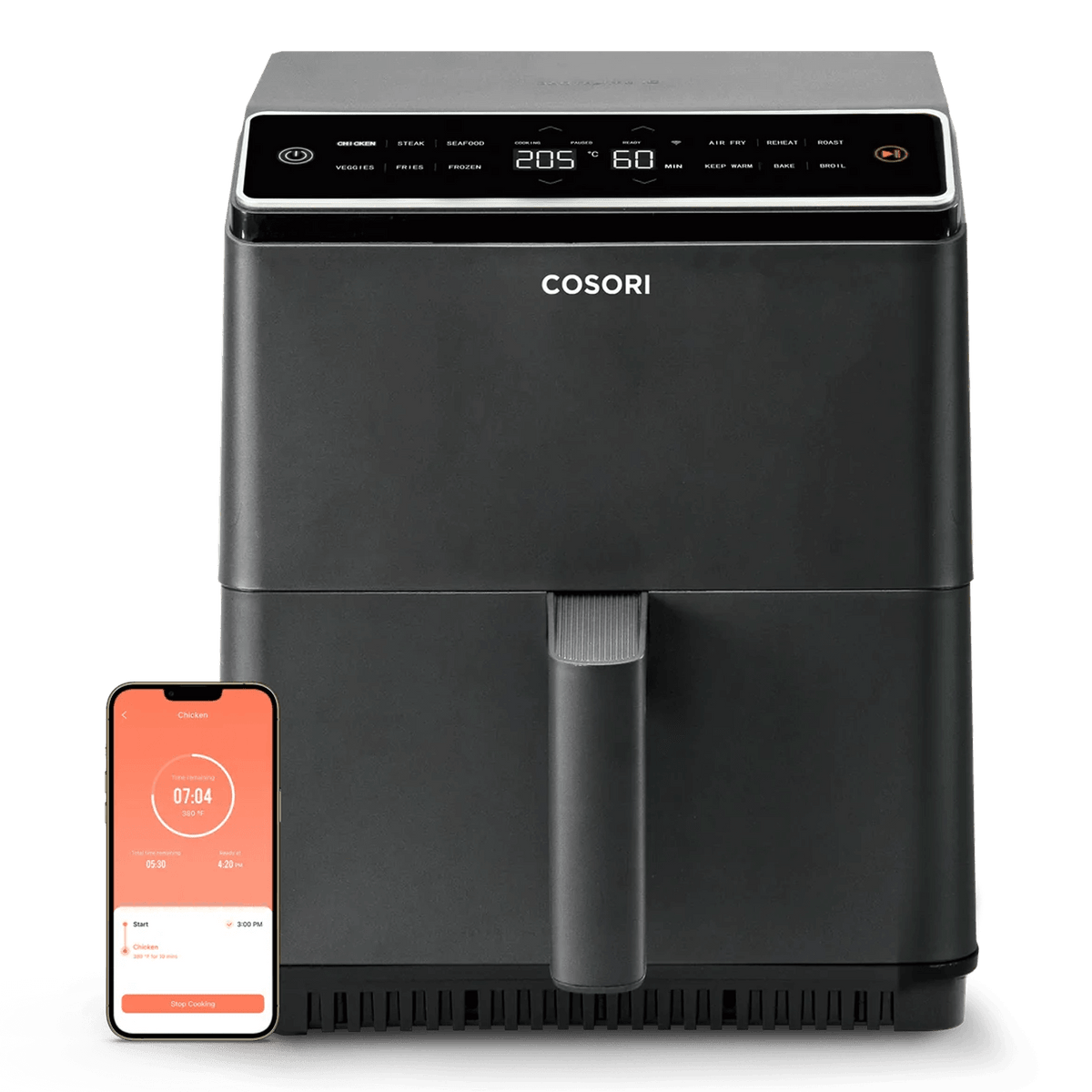 Cosori 6.4Ltr Dual Blaze Smart Air Fryer CAF-P583S - Air Fryers- RIBI Malta 
