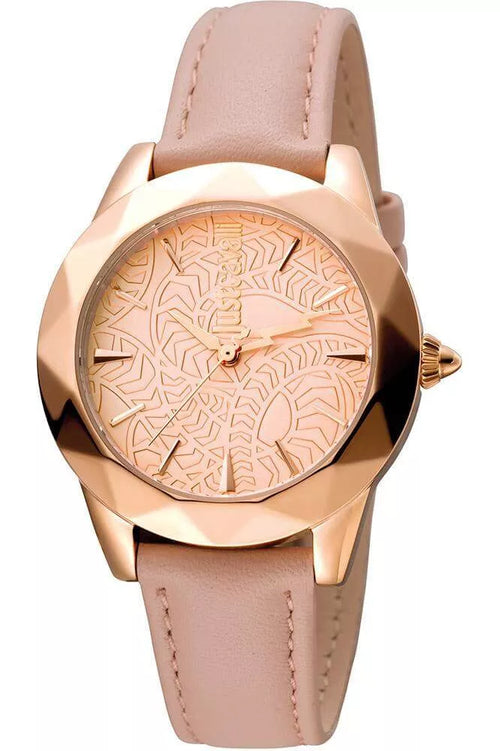 Just Cavalli Women's Rock WristWatch with Leather strap - Watch- RIBI Malta 